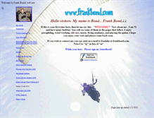 Tablet Screenshot of frankbond.com